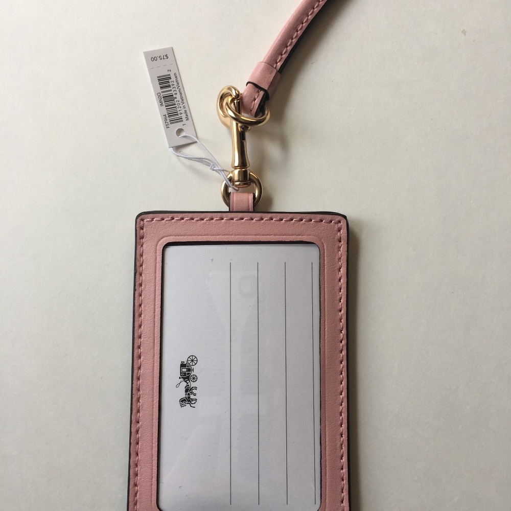 Coach Color Block Lanyard ID Card Case F57964 - Picture 2 of 3